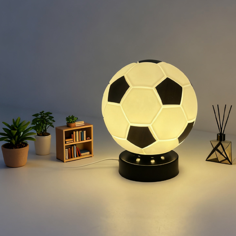 Lighting Decoration - Lampe de table LED de football,