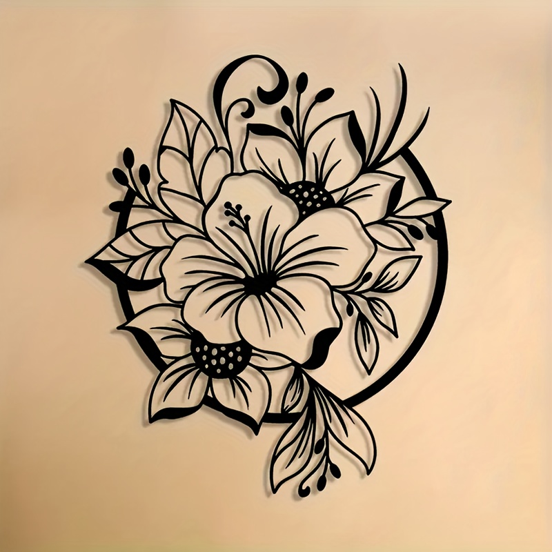 Lighting Metal Wall Decor - CIFBUY Décoration murale en métal, motif