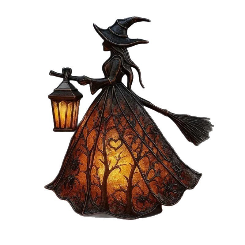 Decor Lighting & Decor Fires Photos - Lampe de table en résine Sorcière