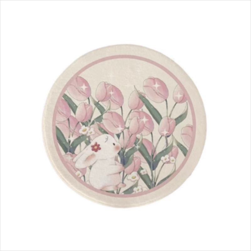 Decor Lighting Online - Tapis de salon rond style Ins,