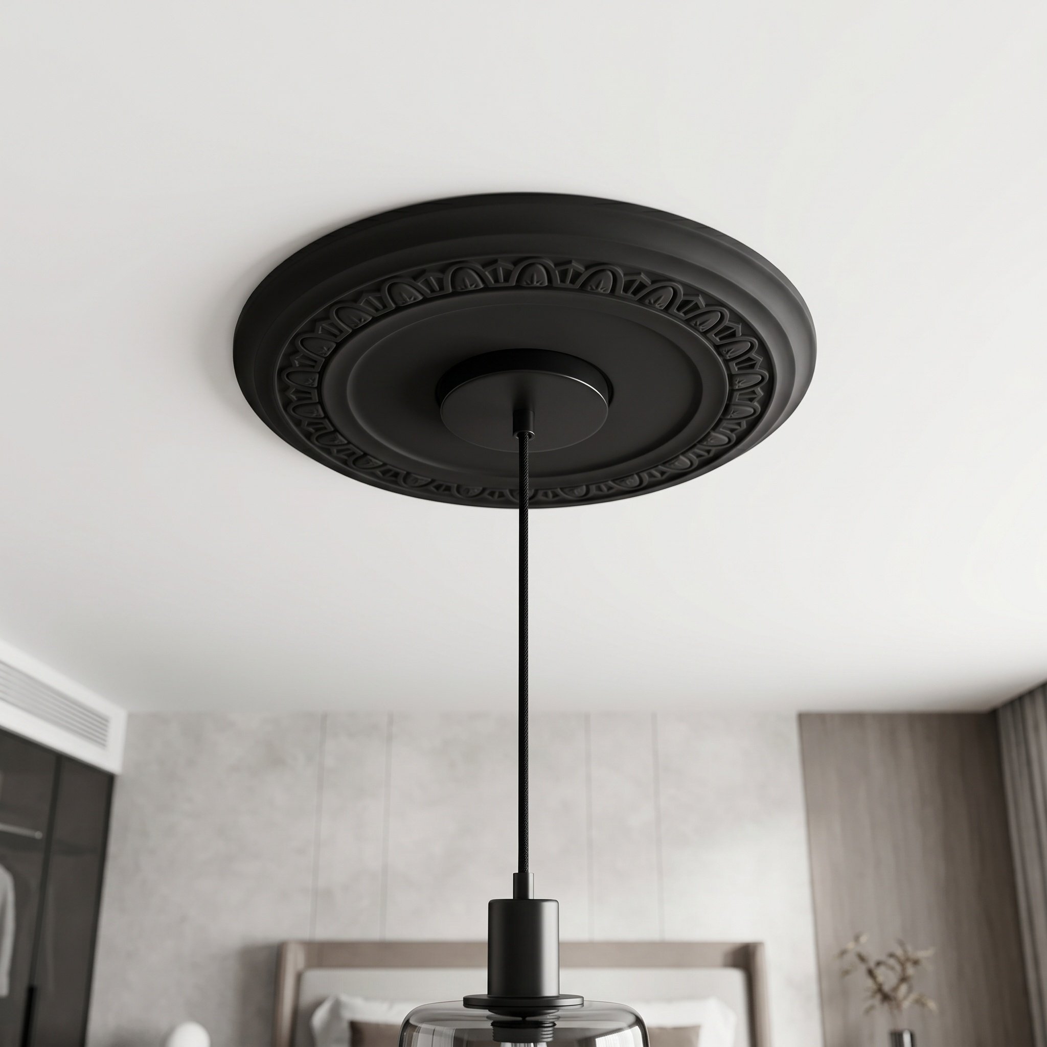 Decor Lighting Fans - Plaque décorative de plafond ornée, style