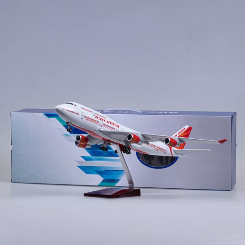 Decor Lighting India - Modèle d'avion Air India Airlines B747,