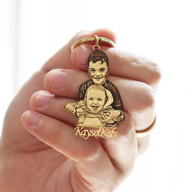 Pendant Light Shade - Porte-clés personnalisé avec Photo de bébé,