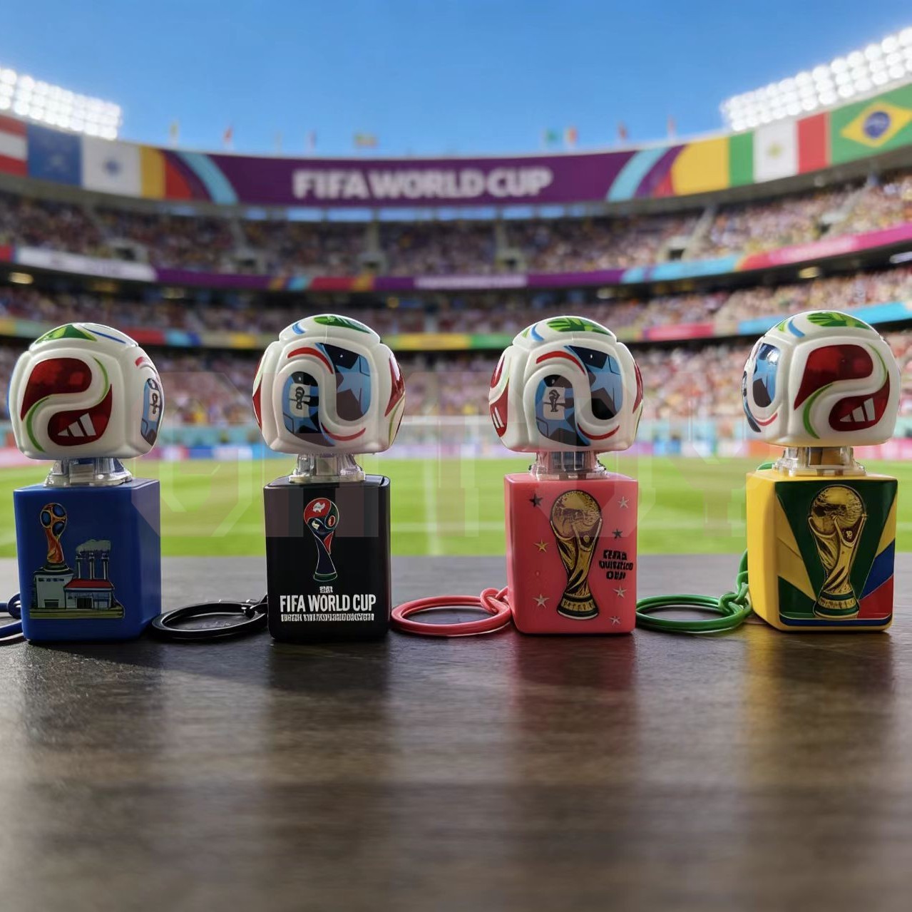 Pendant Light Shade - Porte-clés Lumineux et Sonore FIFA 2026