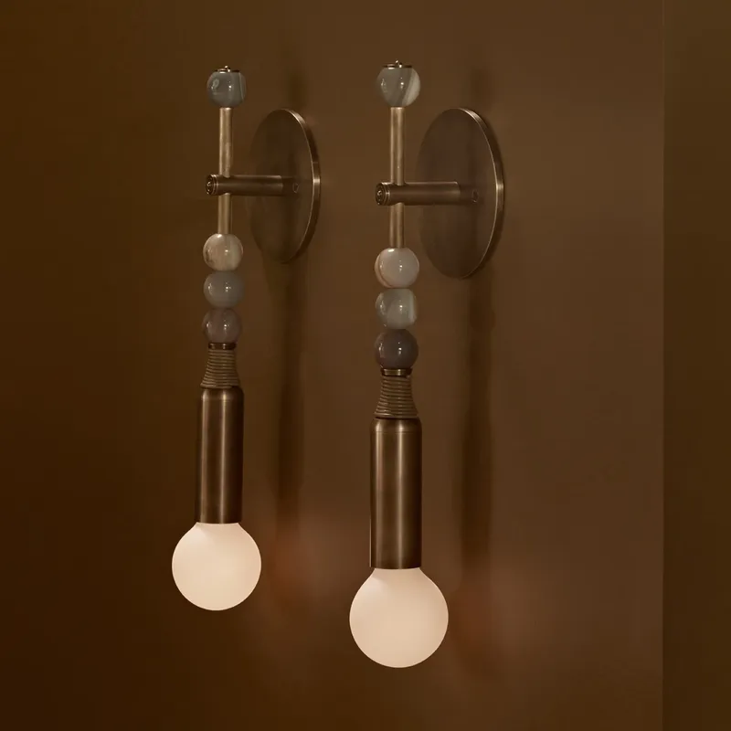 Lighting Design Decor - Applique Murale Nordique Vintage en Laiton