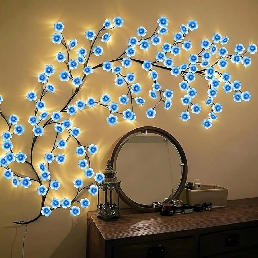Wall Decor Lighting Tree - 1 pièce de guirlande lumineuse en