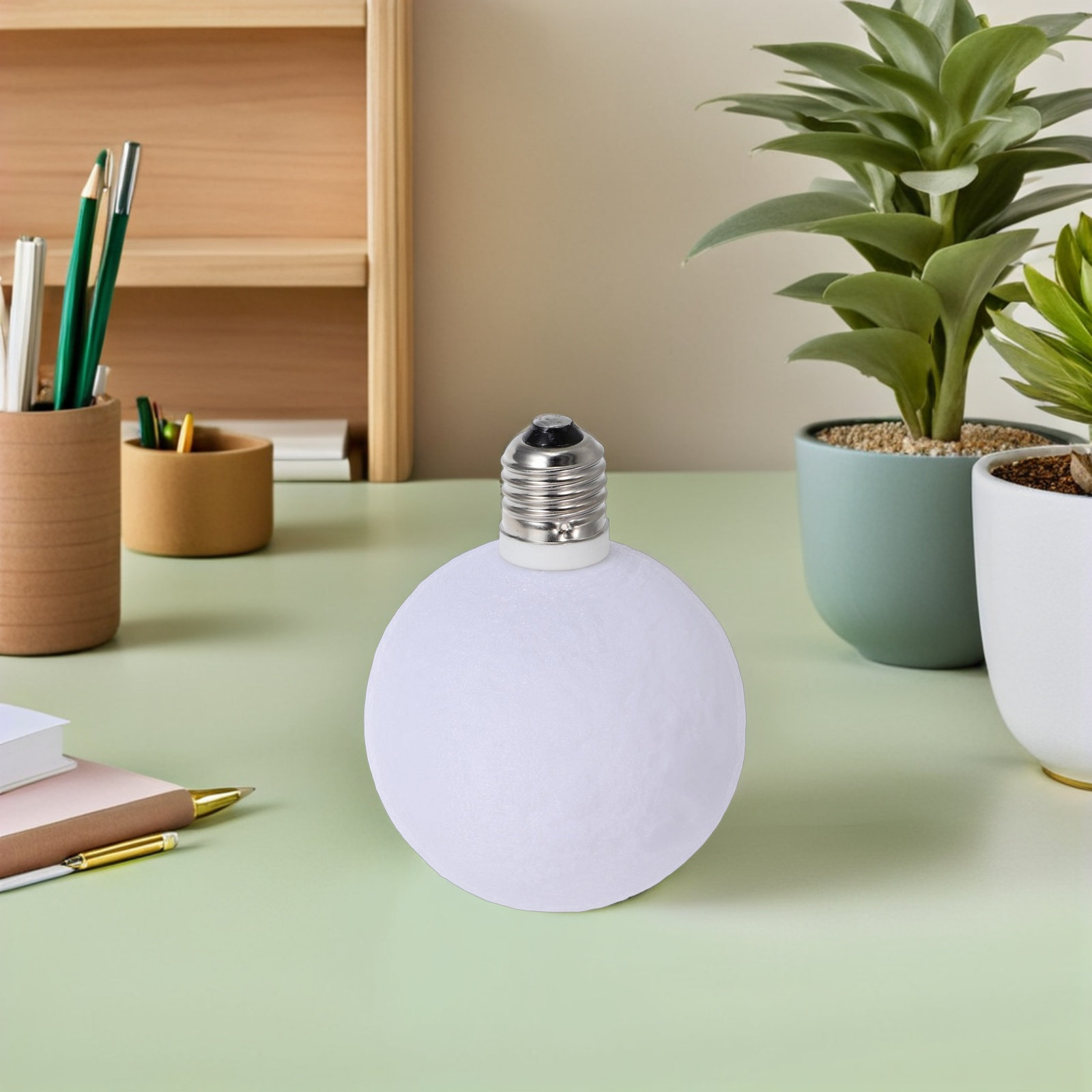 Lighting Decor Living Room - Lampe moderne en forme de lune,