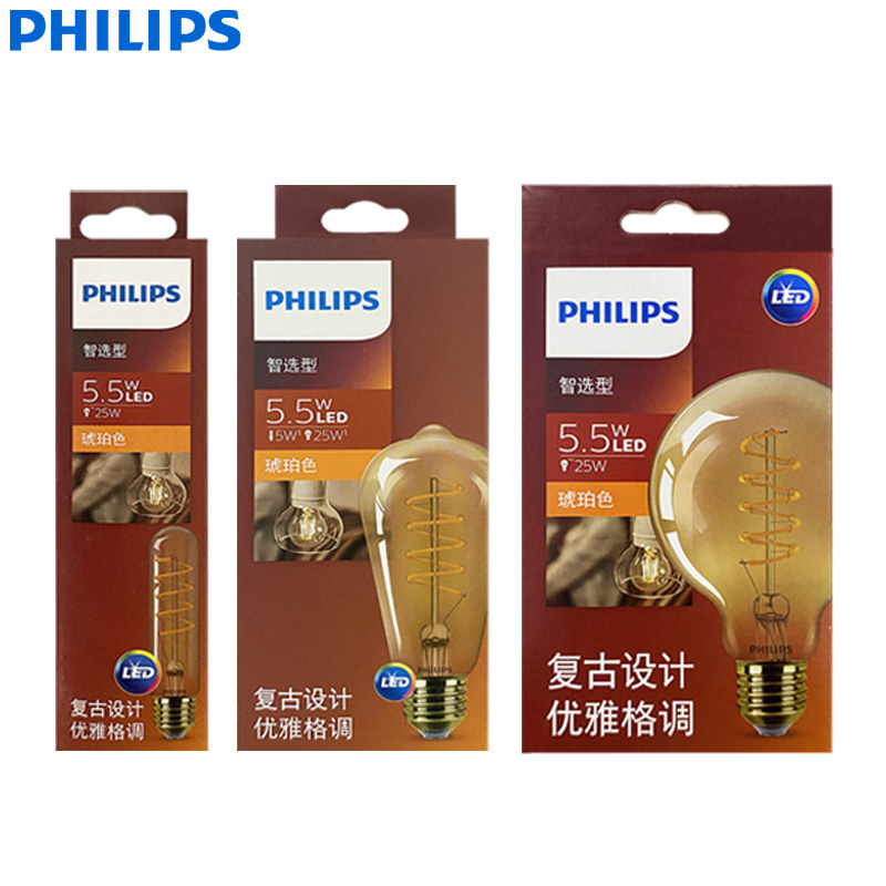 Philips Bulb Led Classic - Ampoule décorative LED Philips Soft Amber