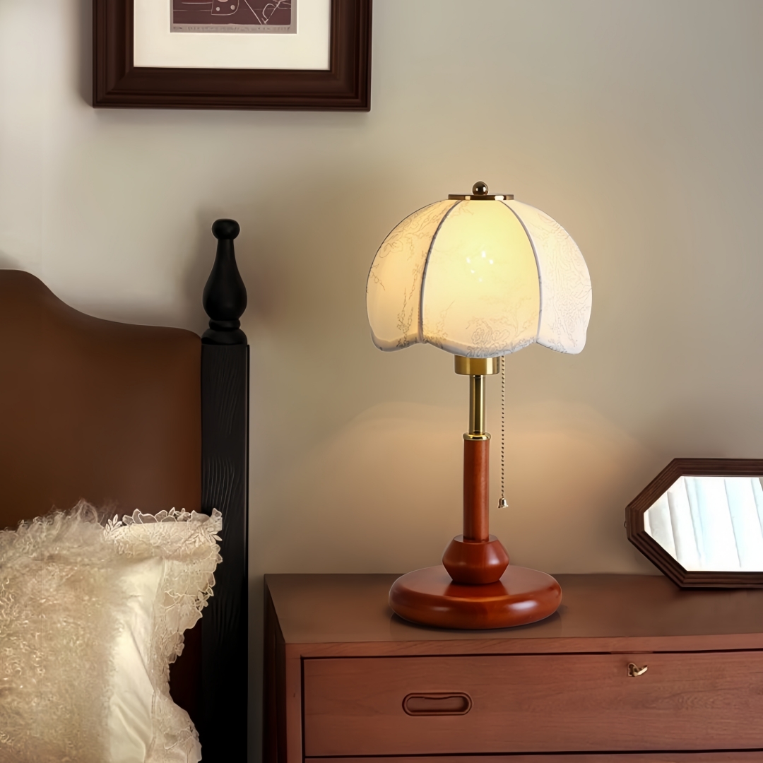 Lampe de table vintage à abat- - Decor Lighting Table Lamps avis et prix