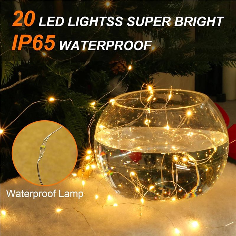 DT39 20PCS Lumières de bouteil - Decor Lighting Cork avis et prix