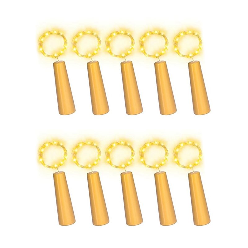 DT39 20PCS Lumières de bouteil - Decor Lighting Cork avis et prix