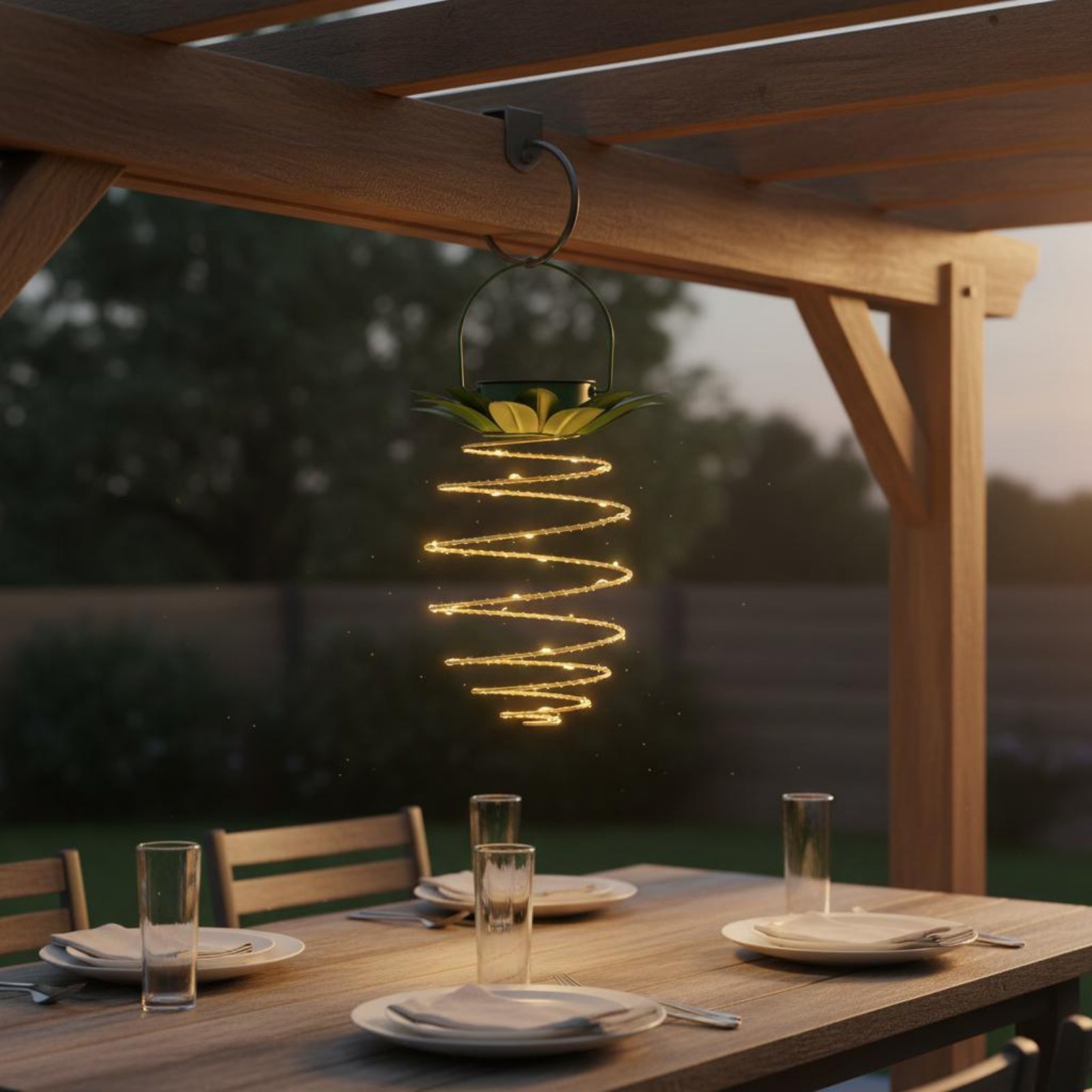 Lampe solaire en forme d'anana - Lighting Design Decor avis et prix