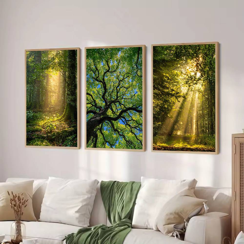 Affiche de la nature forestièr - Wall Decor Lighting Tree avis et prix