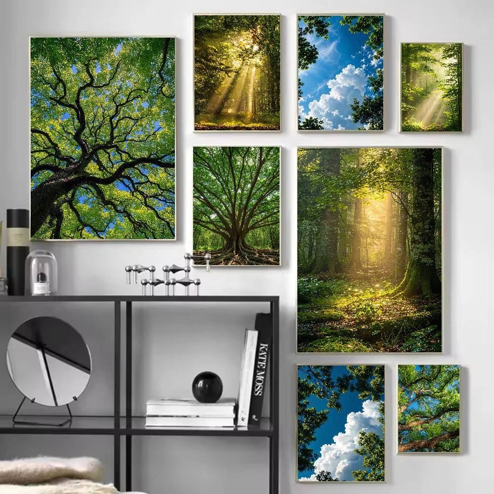 Affiche de la nature forestièr - Wall Decor Lighting Tree avis et prix