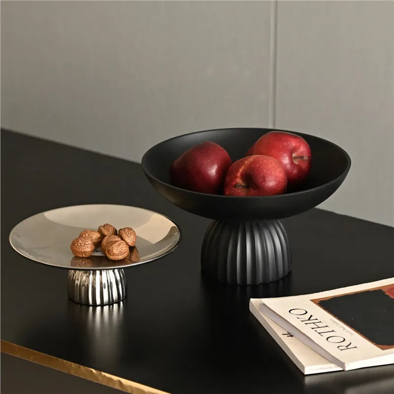 Plateau à Fruits Noir et Argen - Decor Lighting India avis et prix