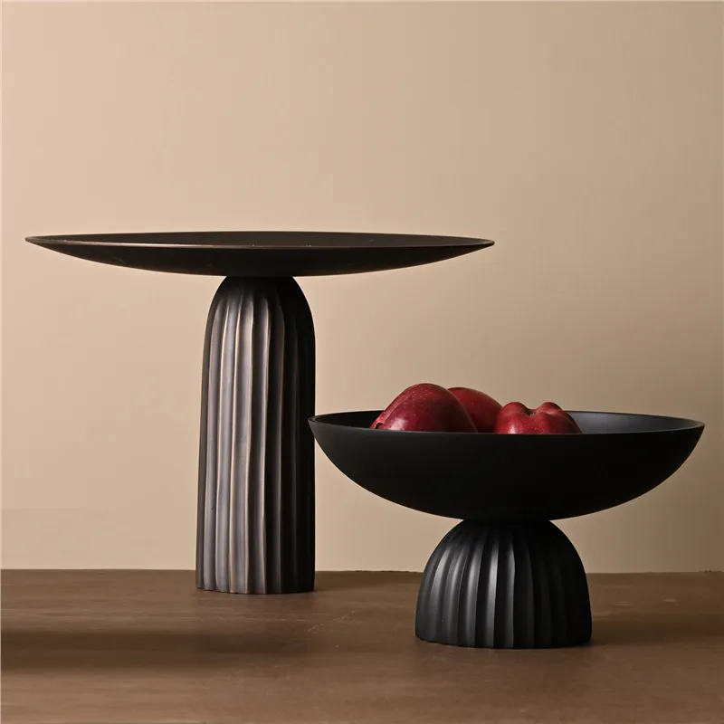 Plateau à Fruits Noir et Argen - Decor Lighting India avis et prix