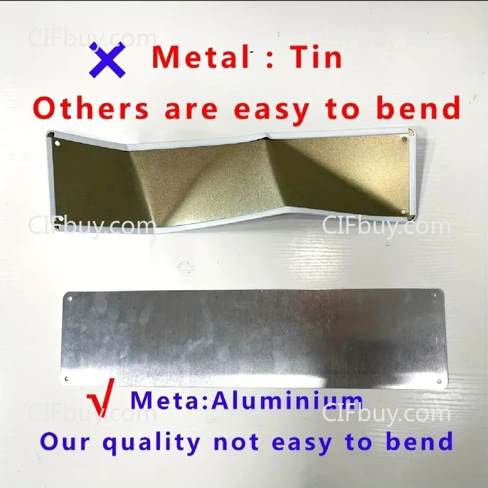 [2D Plat] Plaque Métallique Vi - Lighting Metal Wall Decor avis et prix