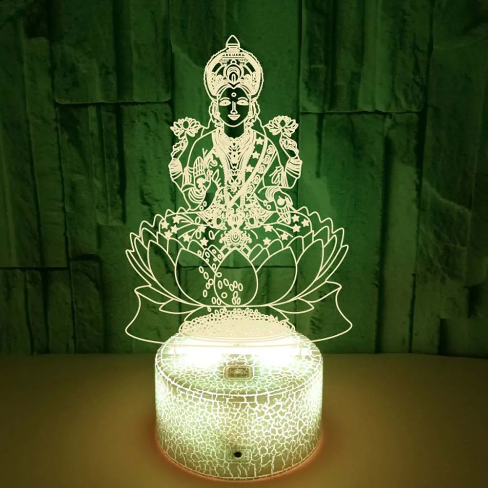 Lampe led 3D en forme d'illusi - Decor Lighting India avis et prix