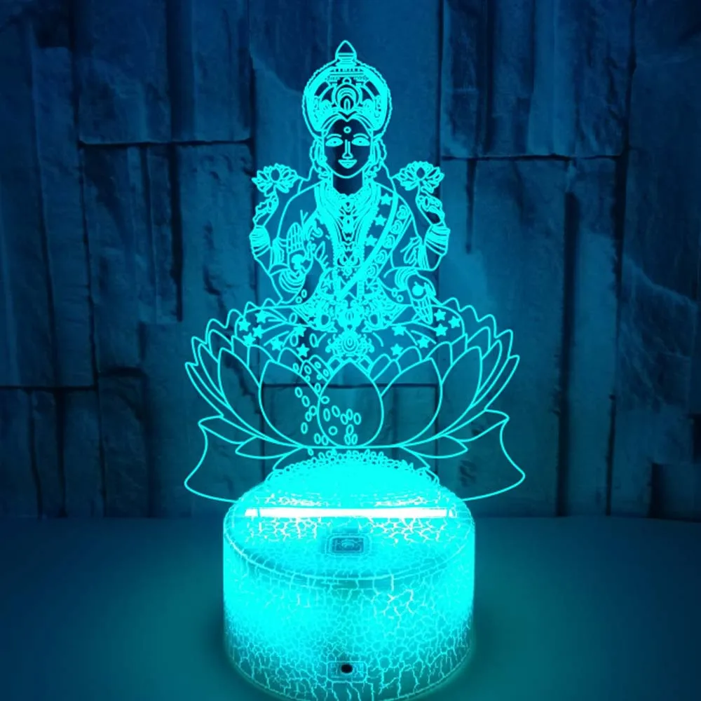Lampe led 3D en forme d'illusi - Decor Lighting India avis et prix