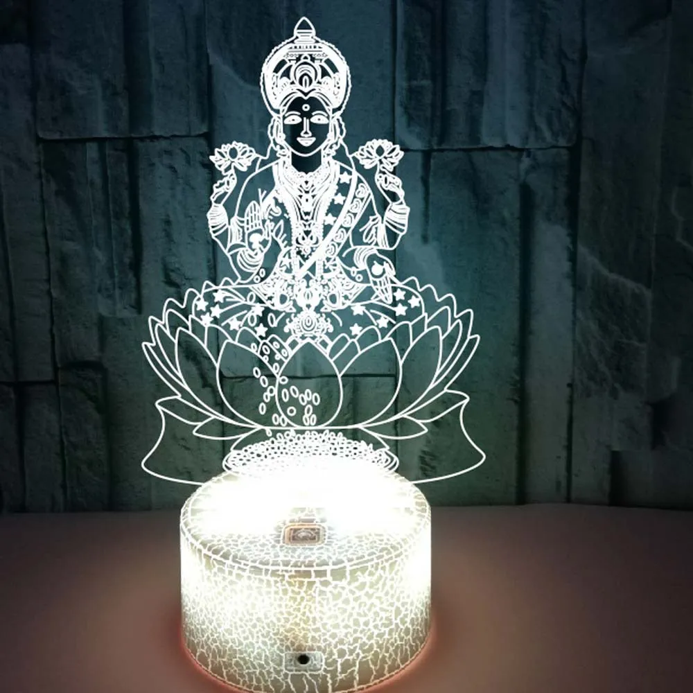 Lampe led 3D en forme d'illusi - Decor Lighting India avis et prix