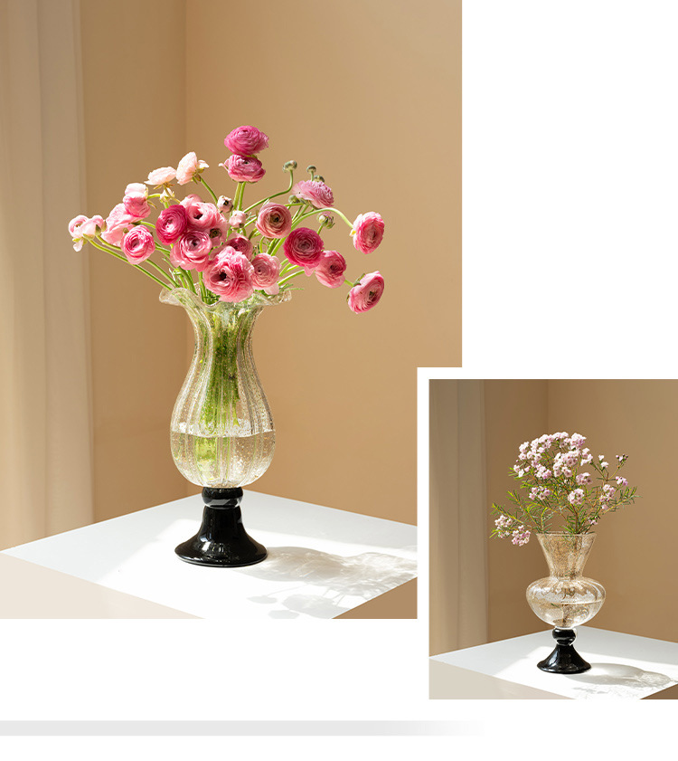 Vase en verre ancien français, - Lighting Decor Living Room avis et prix