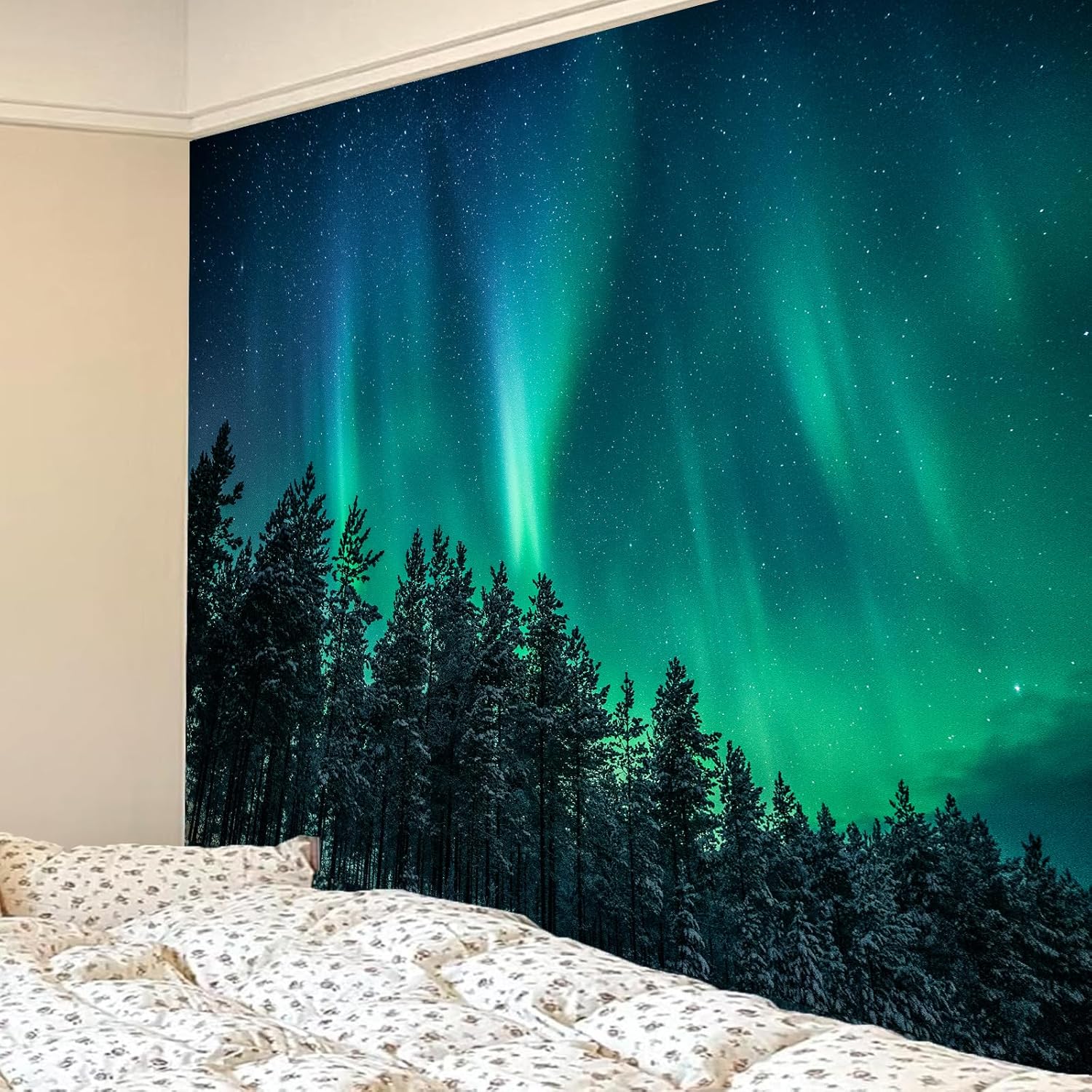 Grande tapisserie murale auror - Wall Decor Lighting Tree avis et prix