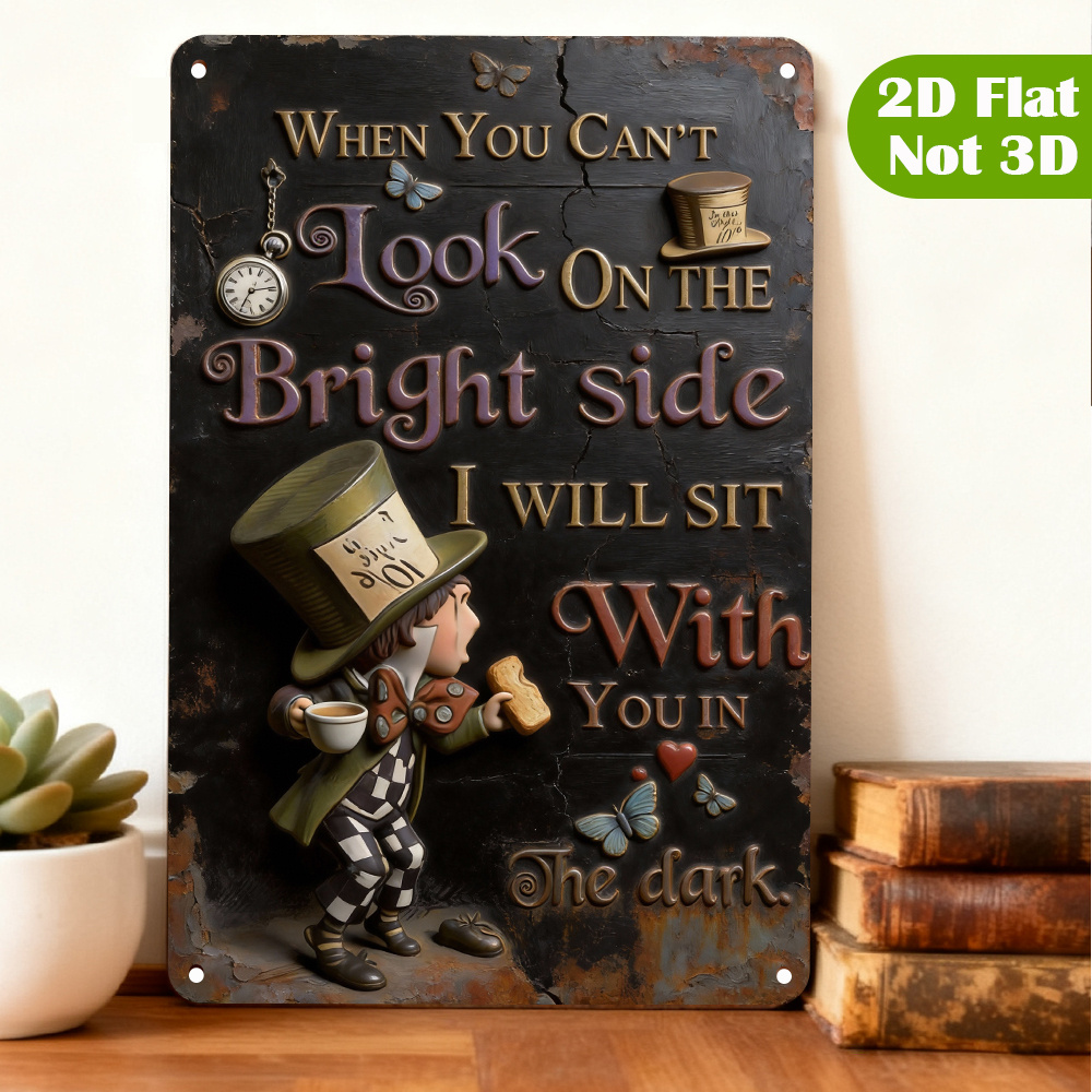 Plaque métallique avec citatio - Lighting Metal Wall Decor avis et prix